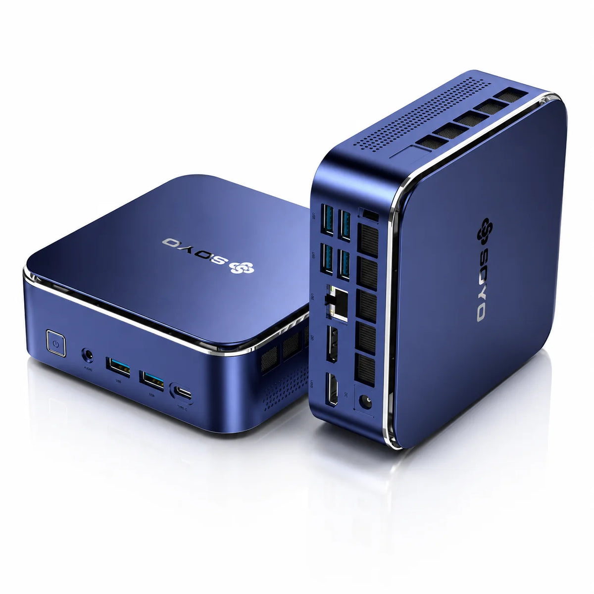 SOYO S5 Air mini-PC med Ryzen 5 7535HS, 16 GB RAM och 512 GB SSD
