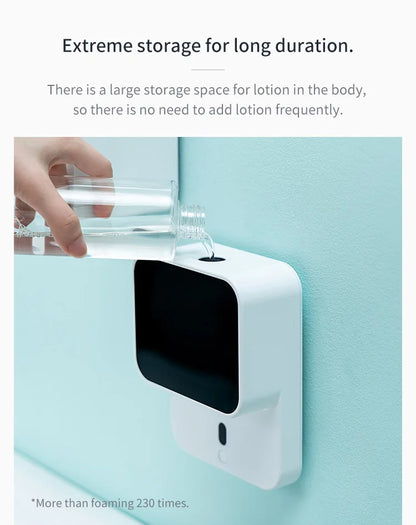 New Liquid Soap Dispensers Rechargeable Wall-mounted Three-Speed Adjustment Automatic Foam Dispenser Hand Sanitizer Machine