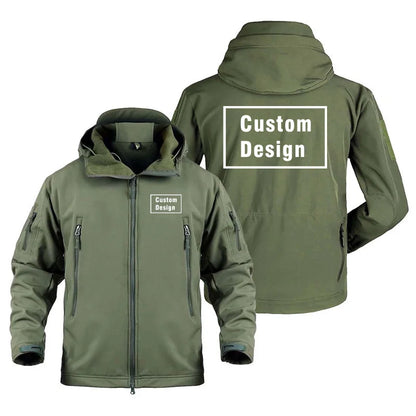 Herr Militär Softshell Set 2026 – Fleece Jacka + Byxor Outdoor, Grå/Svart/Khaki/Kamouflage S–4XL
