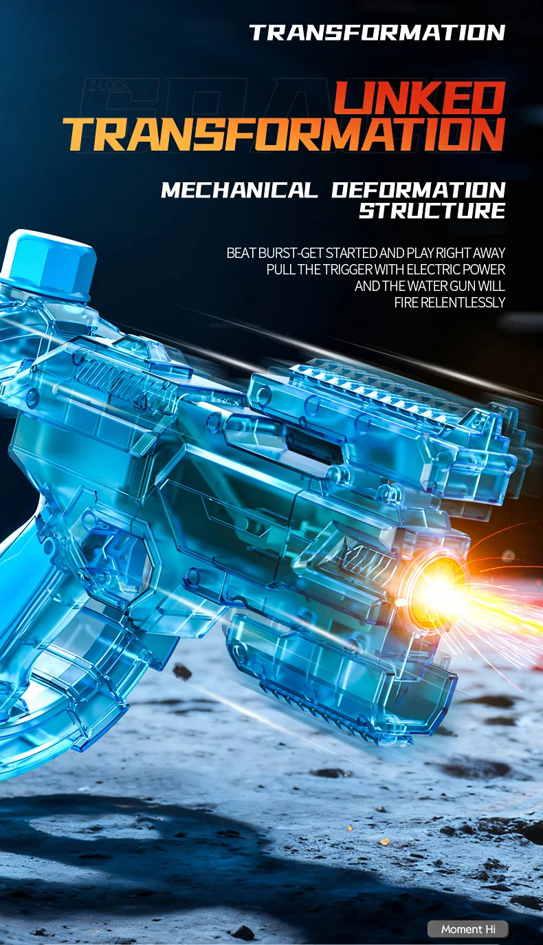 Electric Water Guns For Adults Powerful Squirt Automatic Water Suction Water Blasters Summer Outdoor Beach Toy For boys Kid Gift