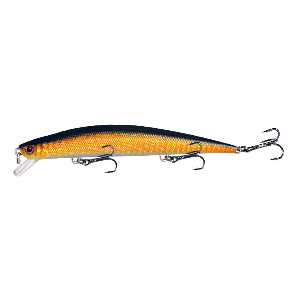 1pcs Fishing Lures 12.5cm/12g Minnow Lure Rattling High Quality Hard Bait Crankbait Wobbler Fishing Tackle Leurre Peche For Pike