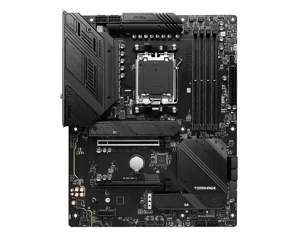 MAG B650 TOMAHAWK WIFI AMD B650 Motherboard AM5 CPU Support Ryzen 7 9800X3D 9 9950X 7 7800X3D 5 9600X 7 8700G DDR5 HDMI ATX PC