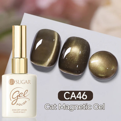 UR SUGAR 15ml Cat Magnetic Gel Nail Polish 30 Colors Semi Permanent Magnetic Gel UV/LED Soak Off Painting Vanrish Design