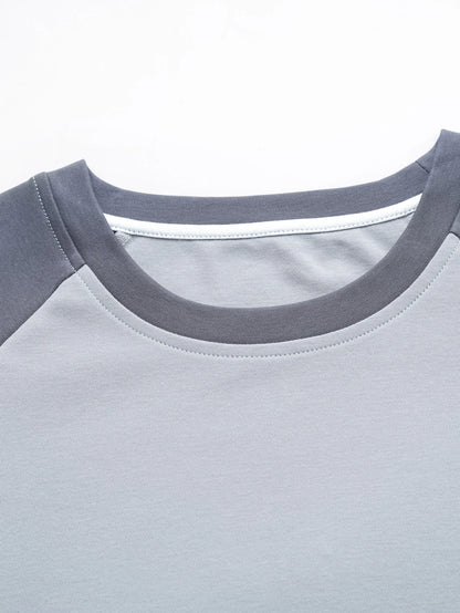 Herr Pyjamas 100% Bomull Långärmad – Fyra Säsonger Plus Size Tonår Hemmaset, L–3XL