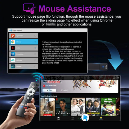 2026 Android 14.0 TV Stick Kowankit K98D1 TV Box 4K HDR RK3518 Wifi6 BT5.0 2.4G 5G Smart TV BOX Voice Remote Set TOP Box