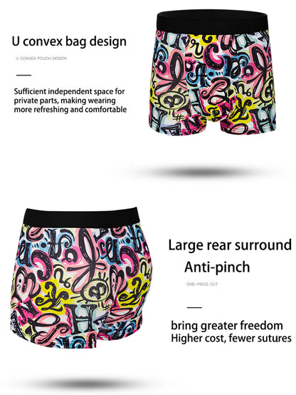 Herr Boxershorts 10-pack – Trendiga Mjuka Tryckta Casual, S–XXL