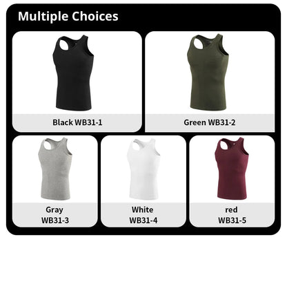 1/3/5 pcs Men's Cotton Sleeveless Thin Vest Young Men's Wide-shouldered Sports Fitness Slim Vest Thin Joker Tight Vest Breathabl