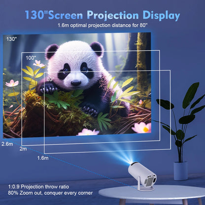 Magcubic HY300 Pro 8K HD Projector Android14 Dual Wifi6 290ANSI Allwinner H726 BT5.0 1280*720 Home Cinema Outdoor Projetor HY300