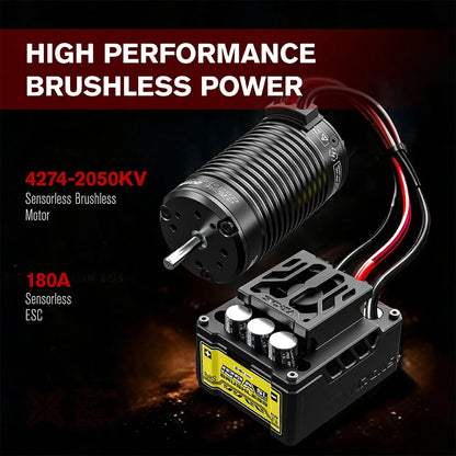1/7 RC Rally Car 4WD For Mitsubishi Lancer EVO 6.5 Competition Grade Brushless High Speed RTR Remote Control Racing Vehicle