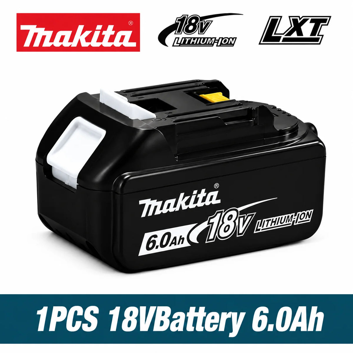 Makita DTW700 18V Kolborstfri Mutterdragare med 6.0Ah Batteri