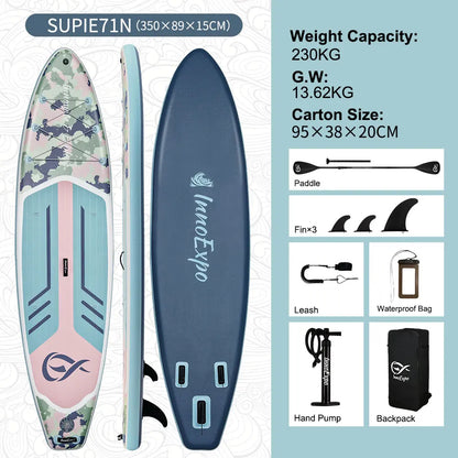 Uppblåsbart SUP-bräde InnoExpo med tillbehör – 320–350 cm