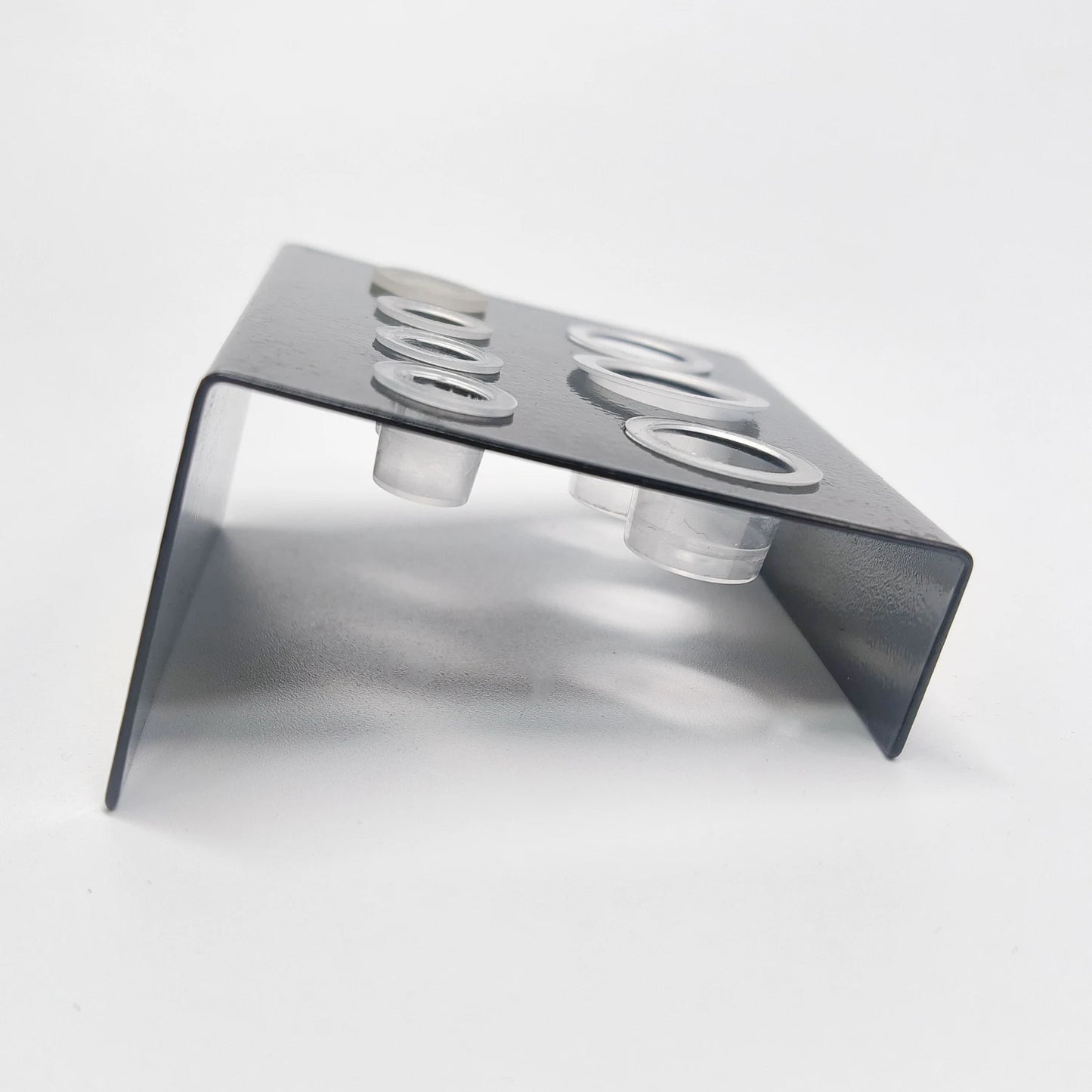 KVM 1Pc Stainless Steel 7 Holes Container Stand Tattoo Ink Pigment Cups Cap Stand Holder Storage Container for Permanent Makeup