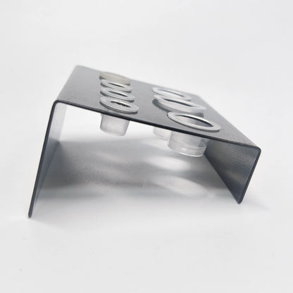 KVM 1Pc Stainless Steel 7 Holes Container Stand Tattoo Ink Pigment Cups Cap Stand Holder Storage Container for Permanent Makeup