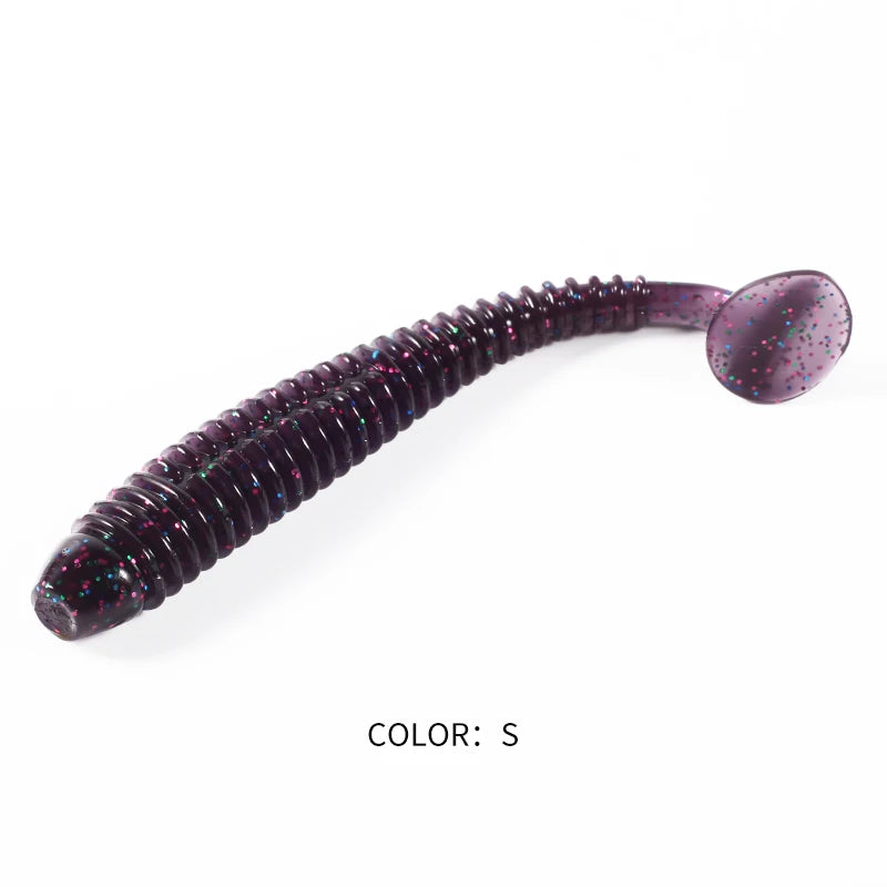 Supercontinent Impact Ring Shad Fishing Lure Soft 63mm 80mm 97mm Plastics Baits Swimbait Jigging Lure Artificial Baits