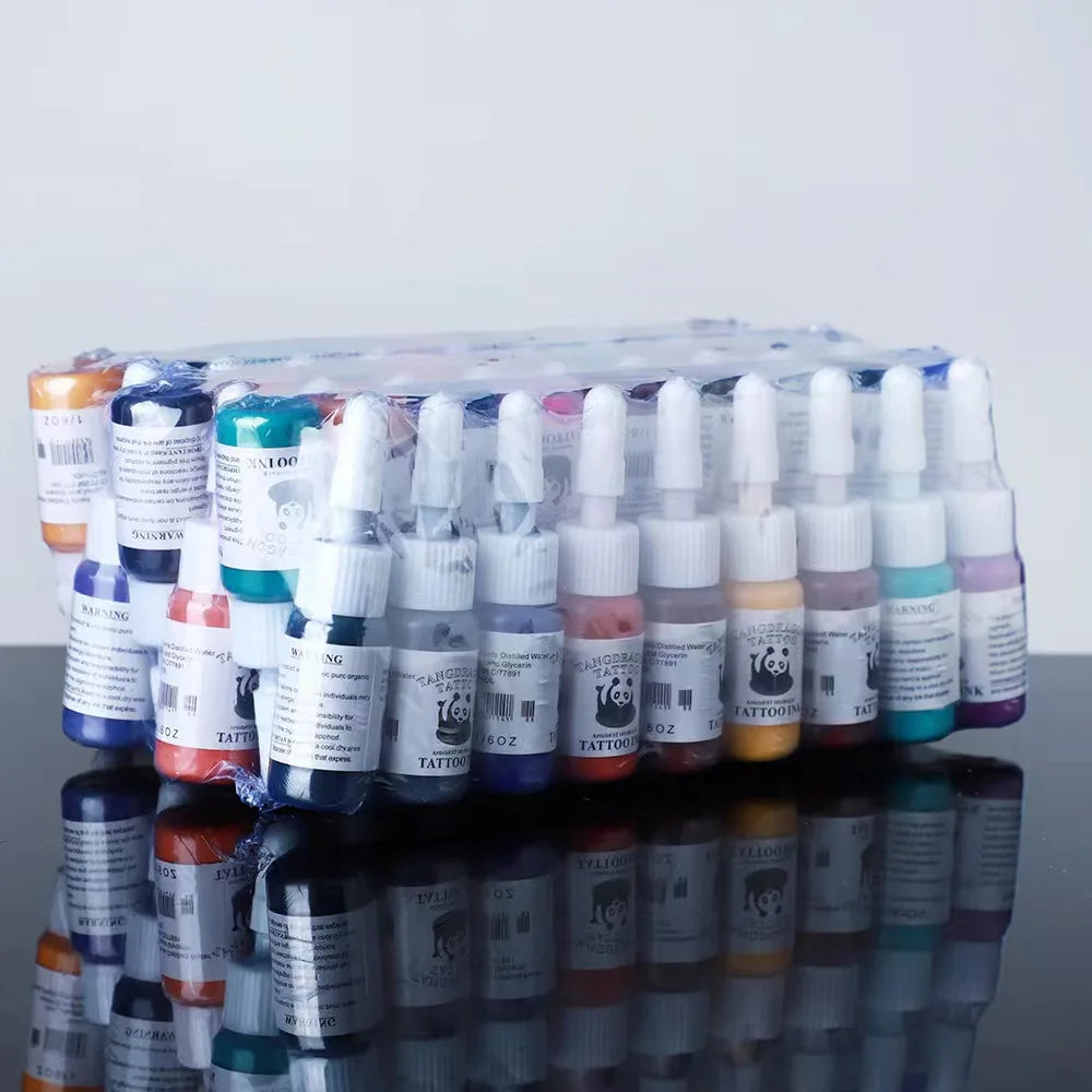 6/8/10 Color, Professional Tattoo Ink Set, Tattoo Consumables, Long Lasting, Painting, Body Art Supplies