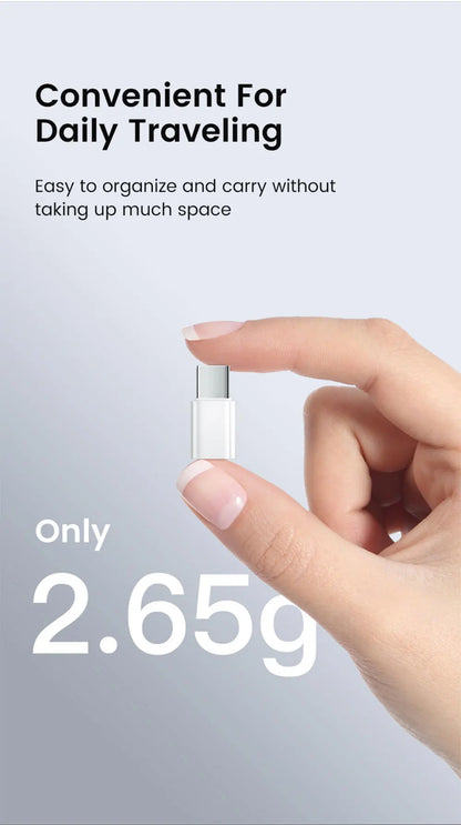 Type C To Lightning Adapter Type C Male To Lightning Female Converter High Speed Charging/Transfer Adapter for iphone 15 16