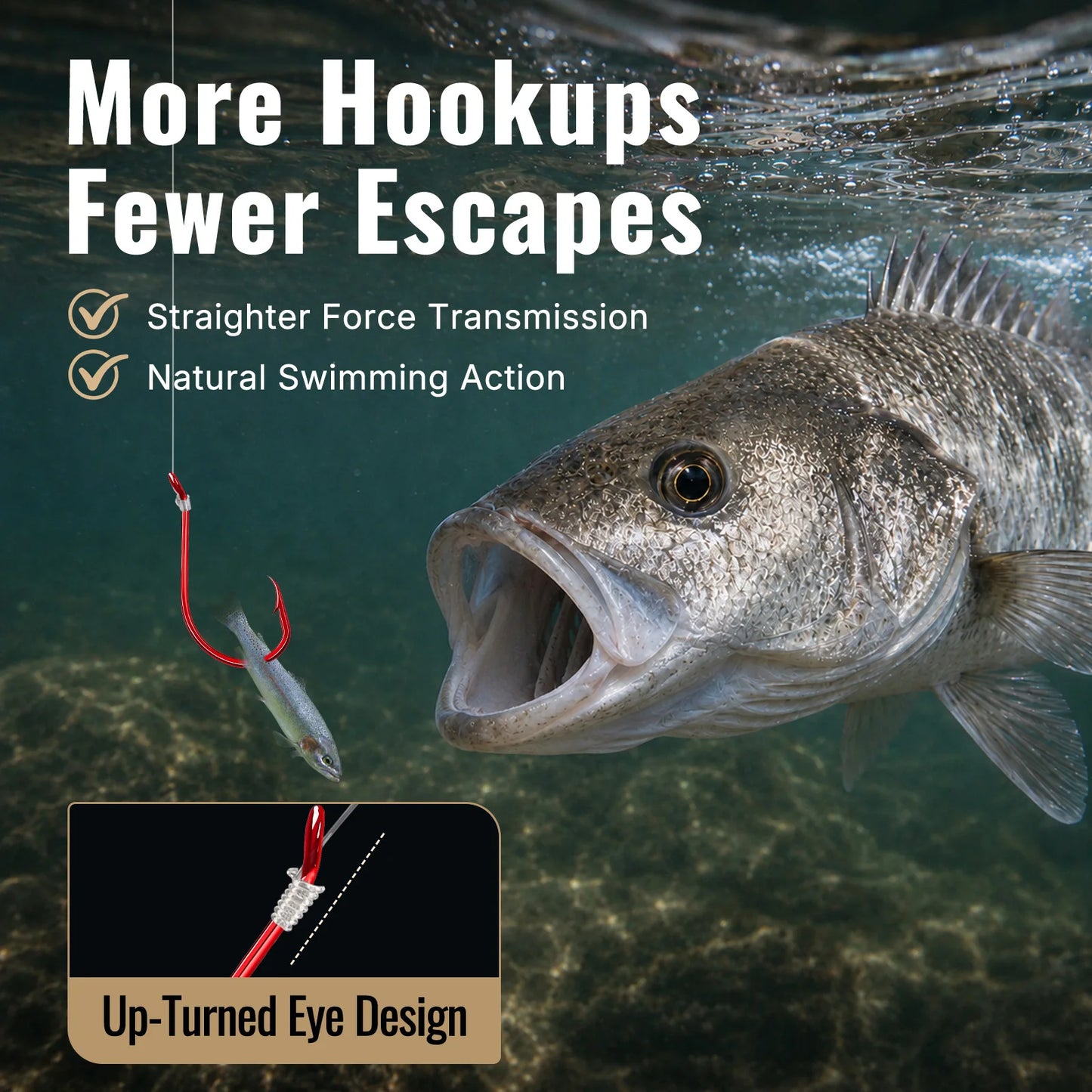 9KM Red Octopus Hook Fishing Extra Strong Versatile Fishing Hook Live Bait Hook for Saltwater