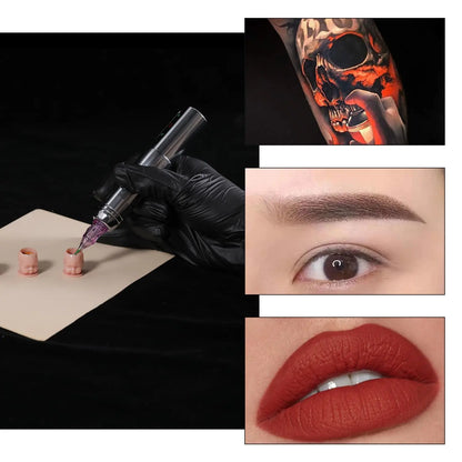 50/100/200pcs Plastic Disposable Tattoo Ink Cups With Base Pigment Clear Holder Container Cap Tattoo Accessory Permanent Makeup