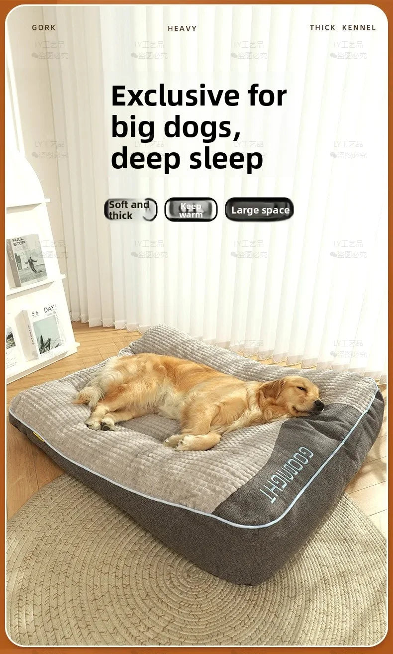 Winter Dogs Cats Bed Mat Large Dog Mat Warm Pet Nest Kennel for Small Medium Large Puppy Kitten Plus Size Sleeping Mattress