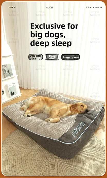 Winter Dogs Cats Bed Mat Large Dog Mat Warm Pet Nest Kennel for Small Medium Large Puppy Kitten Plus Size Sleeping Mattress