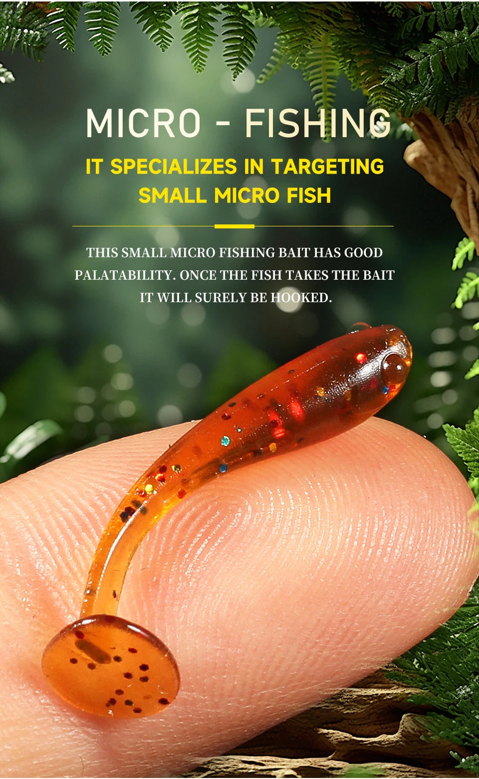 Supercontinent soft bait new minnow 4cm/30pcs 2.7cm/50pcs fishing lures sinking tremor bait Soft Fishing Lure Fishy Worms lure