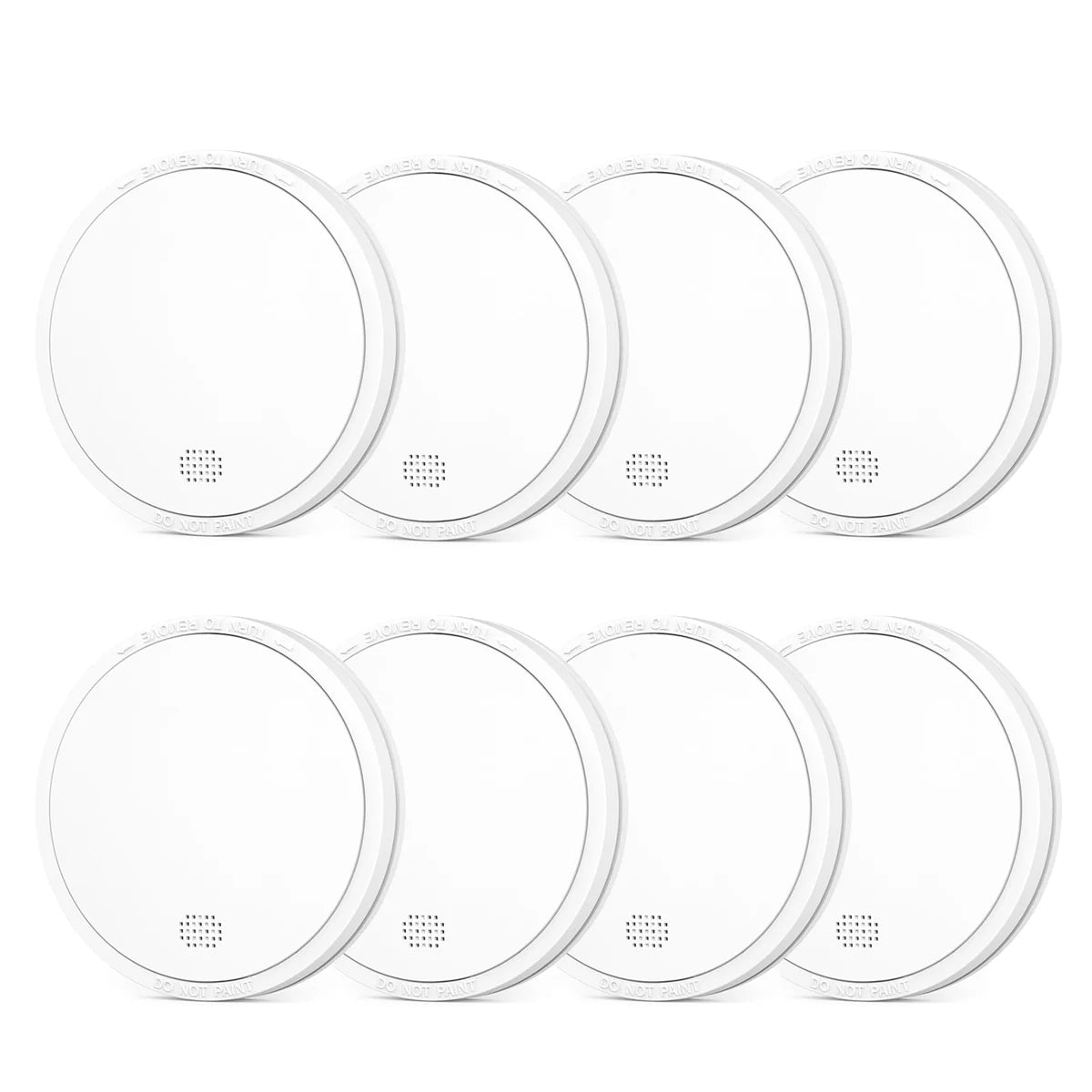 Optisk brandvarnare med inbyggt batteri – 4- eller 8-pack
