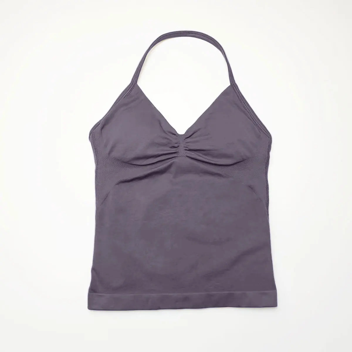 NCLAGEN Seamless Longline Strappy Top Sports Yoga Vest Women Fitness Tank Top Gym Beautiful Open Back Bra Running Workout Halter