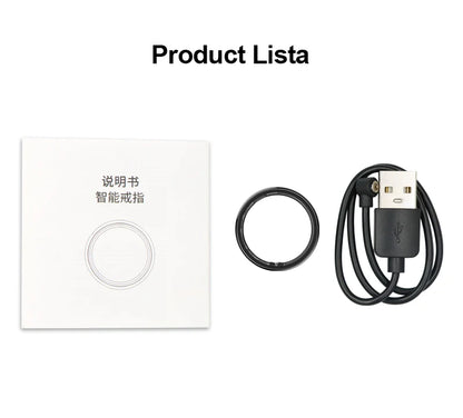 IP68 Waterproof Ceramic NFC Smart Ring Door Access Control Sleep Sports Health Tracking Minimalist Wearable Smartlife Key Ring