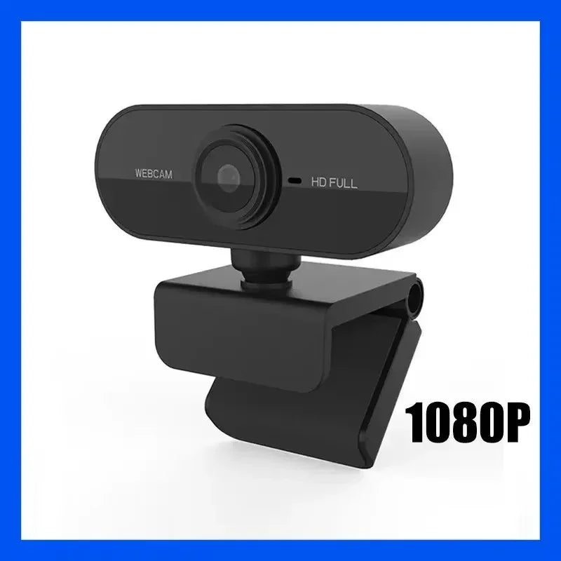 Webbkamera 4K/2K/1080p/720p Mini USB med Autofokus & Mikrofon – Kompakt Webcam för PC & Laptop