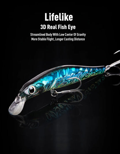 Artist FR Silence Sinking Minnow Fishing Lures 80mm 105mm Jerkbaits Good Action Wobblers High Quality Hard Baits Sea Bass