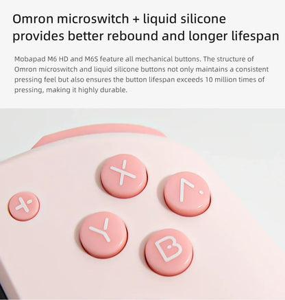 MOBAPAD M6 HD Gemini 2 Controller with Receive BLACK MYTH For Nintendo Switch OLED Joypad Hall Joystick Console NS OLED Gamepad