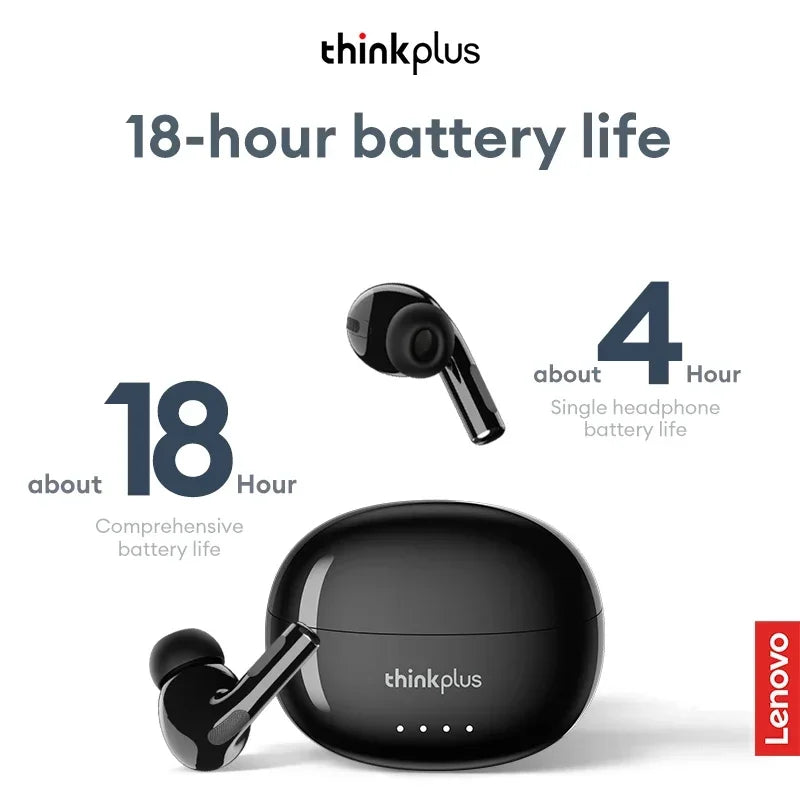 Lenovo LP5 PRO Wireless Bluetooth 5.4 Earphones TWS HiFi Sound Headphones Gaming Sports Earbuds LP5Pro Headset with Mic 2026