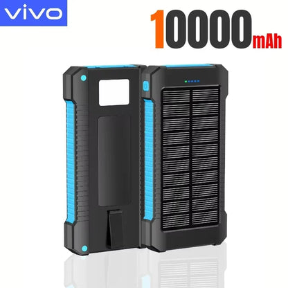 VIVO 500000mAh Solar Power Bank Super Fast Charge Powerbank Outdoor Portable External Battery for iPhone Huawei Samsung 2026New