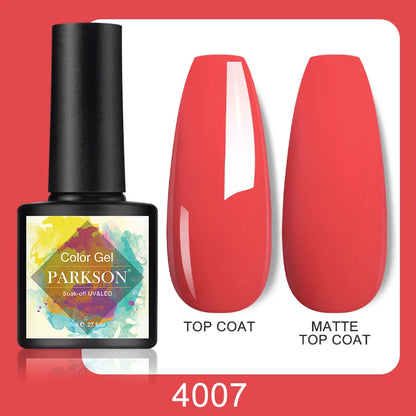 Parkson No Wipe Top Base Coat Nail Gel polish Design Enhancer Varnish Semi Permanent Soak Off UV LED Nail Art Tool