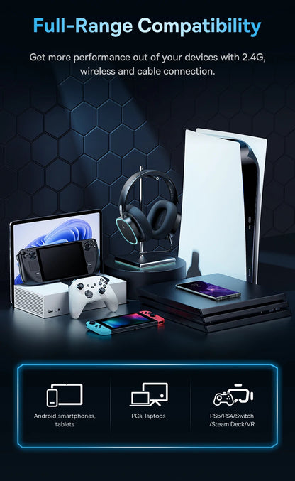 Baseus GH02 Trådlösa Gaminghörlurar med Mikrofon