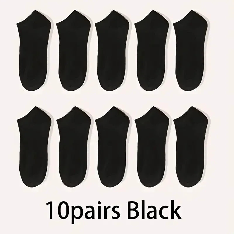 Men's and women's boat socks, shallow mouth invisible short socks, spring and summer thin style, no drop heel, anti odor,