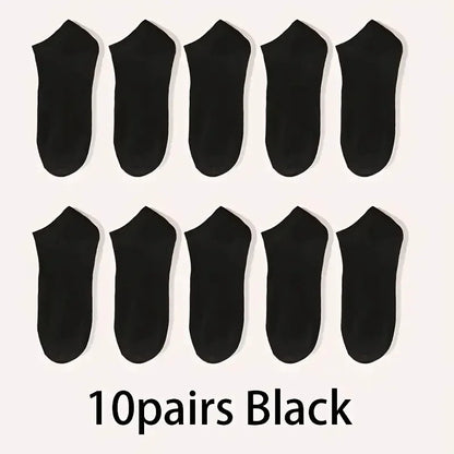 Men's and women's boat socks, shallow mouth invisible short socks, spring and summer thin style, no drop heel, anti odor,