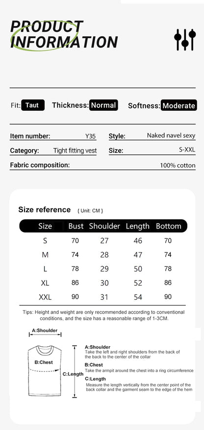 Dam Y2K Bomull Linne Crop Top – Tight Washed Streetwear Casual Sommar, 10 Färger M–XXL