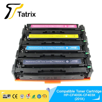 Kompatibla HP 201X-tonerkassetter CF400X–CF403X