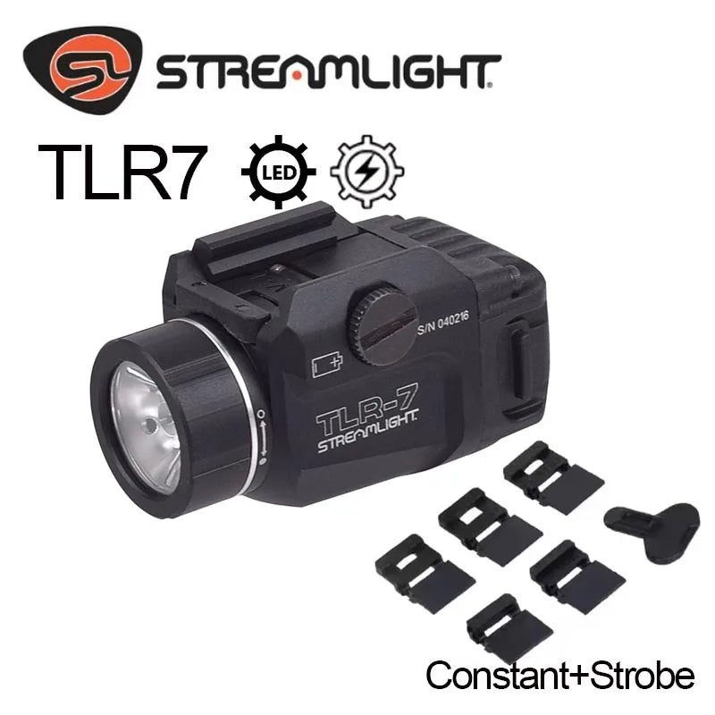 Taktisk Ficklampa 500 Lumen för 20 mm Skena