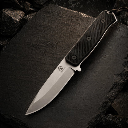 High-Quality Steel Outdoor Knife, Lightweight and Easy to Store, Portable Multi-Purpose Knife for Hiking, Camping, Gardening, an