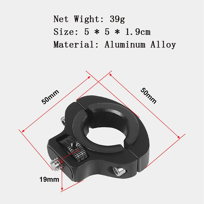 For Insta 360 X5 X4 X3 GO 3S Motorcycle Bicycle Clip Bracket for GoPro 13 12 11 DJI Action 6 Bike Selfie Stick Camera Accessory