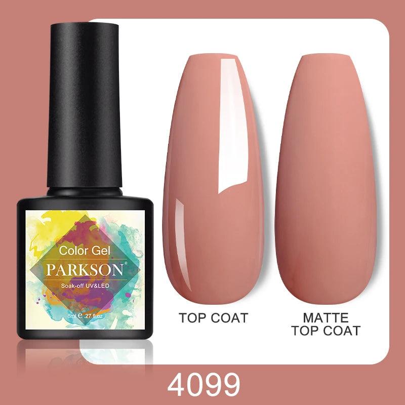 Parkson No Wipe Top Base Coat Nail Gel polish Design Enhancer Varnish Semi Permanent Soak Off UV LED Nail Art Tool