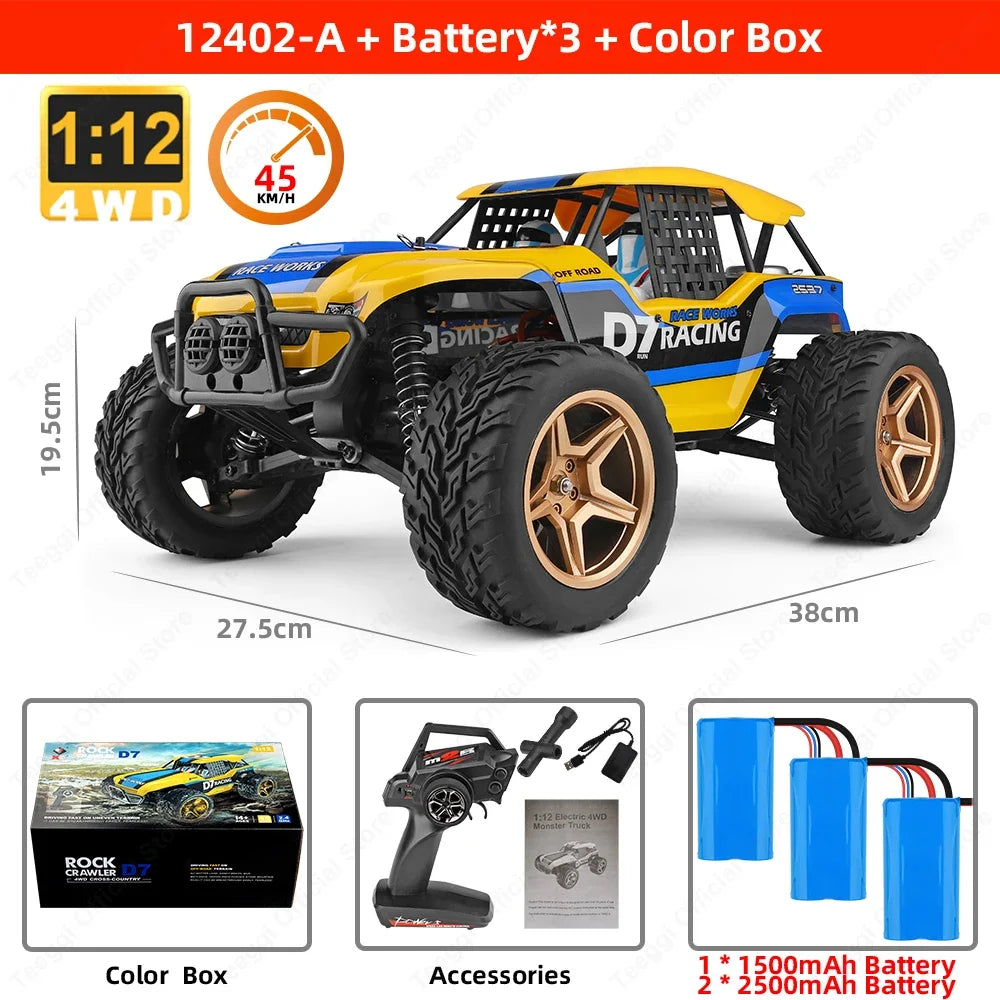 WLtoys 144001 1:14 4WD High Speed Racing Rc Car 12428 1:12 Off-Road RC Car 12402A Remote Control Drift Racing Cars Toys For Kid