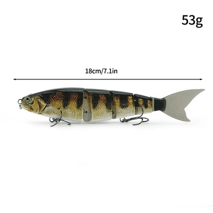 11.5cm 18.5g Balam Glide Bait Swimbait Joint Giant Pike Bass Fishing Lure Hard Bait Catfish Saltwater Lures Leurre De Pêche