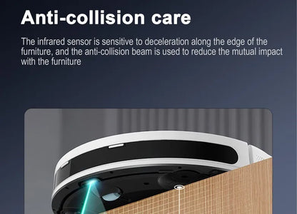 Arnagar S10 Robot Vacuum Cleaner Auto Empty Dust Collection Sweep Mop 12000Pa 5200mAh Low Noise APP Control for home cleanning