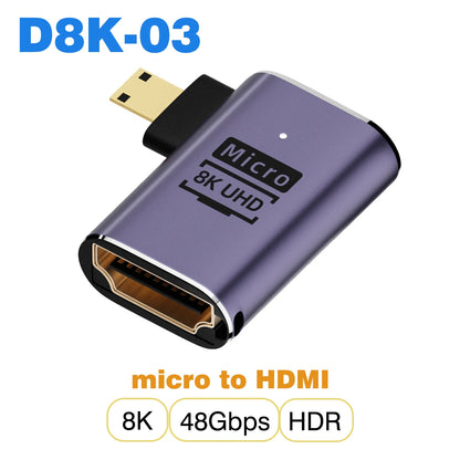HDMI-förlängningsadapter hona till hona – 4K och 1080p