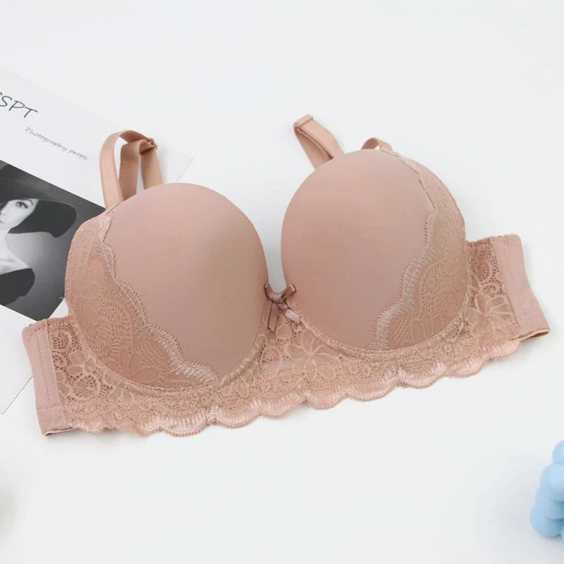 Push-up BH C-E Kupa Andningsbar Underkläder Plus Size Langerie