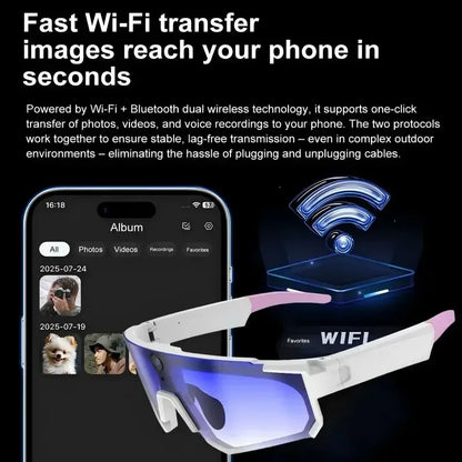 Xiaomi AI Smart Glasses1080P Camera 8MP Anti-shake Cycling Video&Photo Sport Sunglasses ChatGPT DualMic 32GB Windproof Goggles