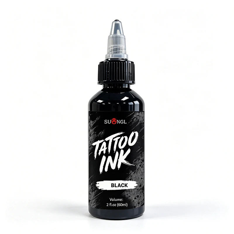 SUANGL Tattoo Ink White 60ml Colorant Black White Tattoo Ink High Quality Professional Tattoo Supplies